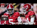 HALFTIME HIGHLIGHTS: Georgia Bulldogs vs. Alabama Crimson Tide | ESPN College Football