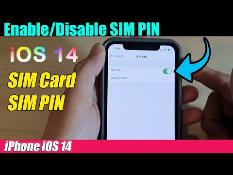 iPhone iOS 14: How to Enable/Disable SIM PIN