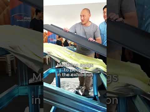 We matched people at an exhibition to a song… 🎶👀 Some were shocking. Some were perfect.