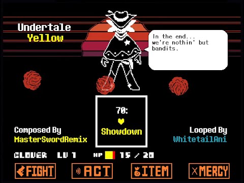 Undertale Yellow - 070 Showdown (15 minute loop)
