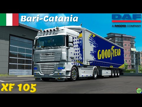 ETS 2 1.36●DAF XF 105●Bari-Catania,Italy