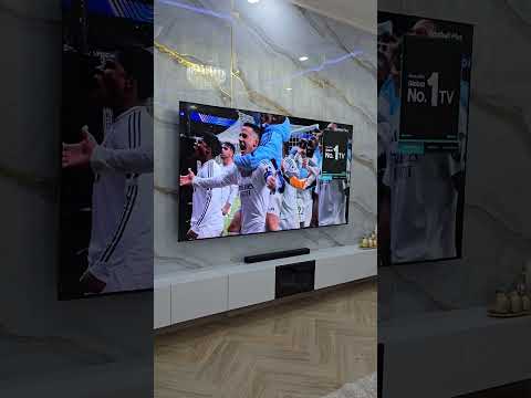 THE SUPER SIZE TV 98 INCH AFTER INSTALLATION   AMAIZING #samsungsmartphone #samsungsa #samsung