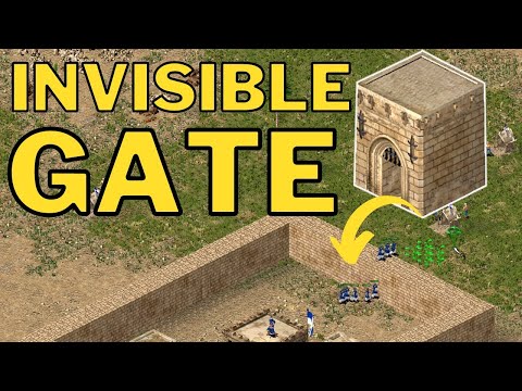 Invisible Gate Trick In Stronghold Crusader @persianstronghold6517 @YouTube @TrickShotting