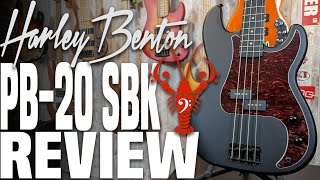 Video thumbnail for Harley Benton PB-20 SBK - Matte Black Budget P Bass Madness! - LowEndLobster Review by LowEndLobster