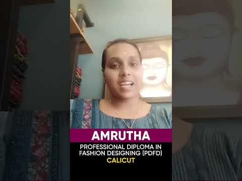 Amrutha, Fashion Designing Student, Sharing Her Experience at GITD