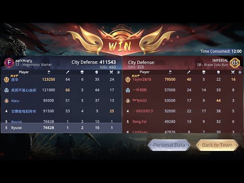 Guild War Ultimate 28 Agustus 2022 Session 16 - S1 sanctuary vs S8 IMPERIAL - Dynasty Legends 2