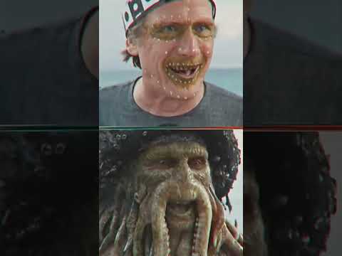Davy Jones Without CGI Pirates of the Caribbean
