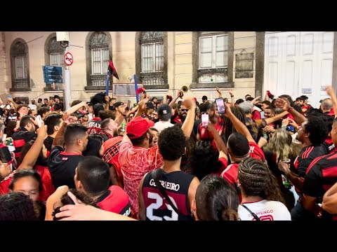 "THE FLAMENGO FANS’ CELEBRATION IN RIO DE JANEIRO — 2025 LIBERTADORES CHAMPIONS " Barra: Nação 12 &bull; Club: Flamengo