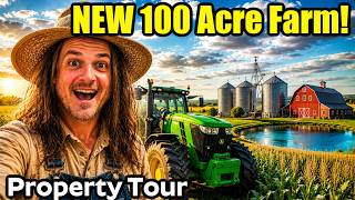 I Bought a 100 Acre Farm!! (New Property Walk Through)