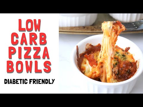 Low Carb Pizza Bowls | Keto | Diabetic Friendly | Recipe
