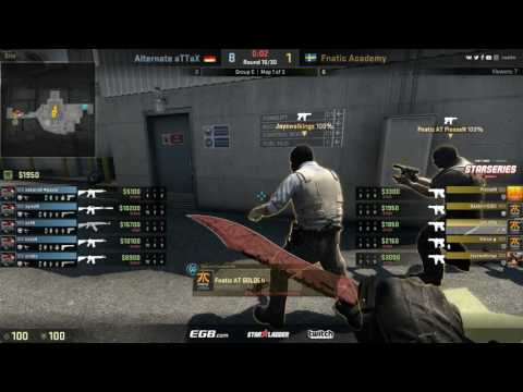 ALTERNATE aTTaX    vs fnatic Academy - BO3 Map 1 @Nuke - SL i-League Season 3 Europe Qualifier