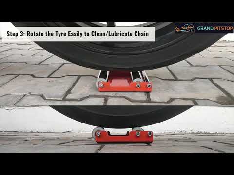 GrandPitstop Groller for Motorcycle Maintenance | Chain Cleaning & Lubrication