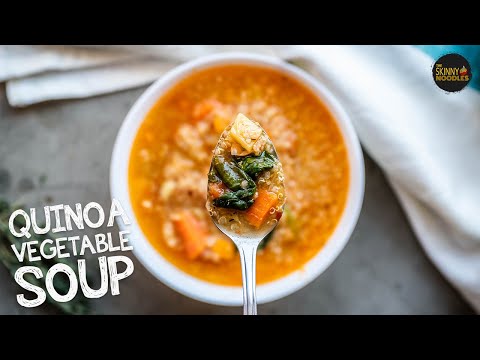 Quinoa Vegetable Soup | One Pot Meal