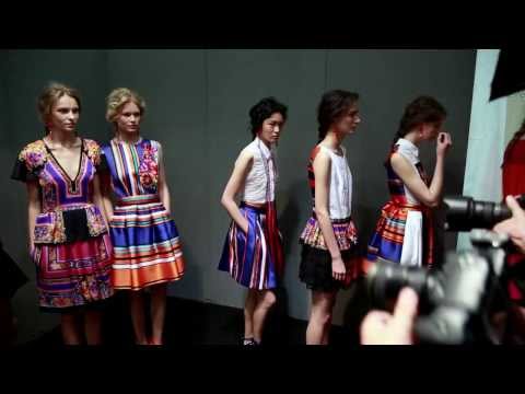 Backstage Alberta Ferretti Fashion Show Spring/Summer 2014