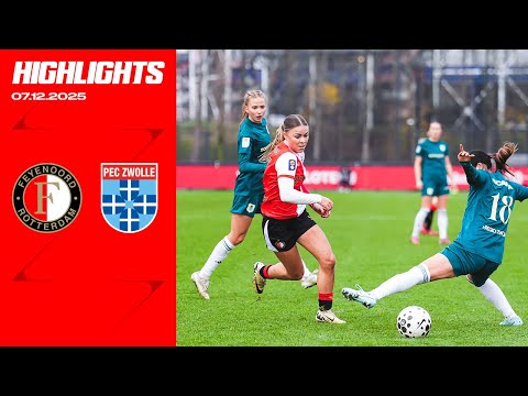 Highlights | Feyenoord V1 - PEC Zwolle | Eurojackpot Vrouwen Eredivisie 2025-2026