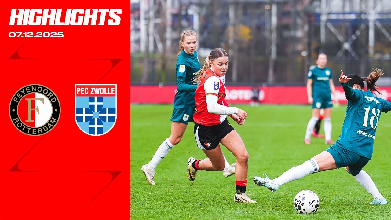 Highlights | Feyenoord V1 - PEC Zwolle | Eurojackpot Vrouwen Eredivisie 2025-2026