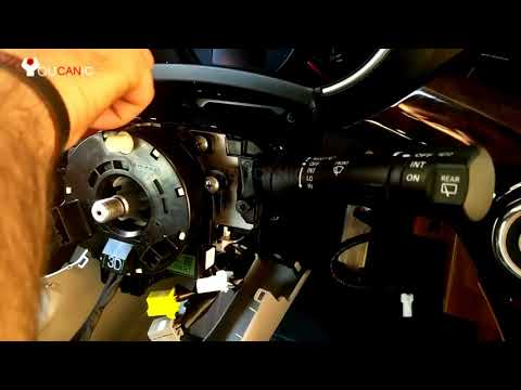 2011-2017 Nissan Quest Install Combination Turn Signal Wiper Switch Clock Spring Angle Sensor