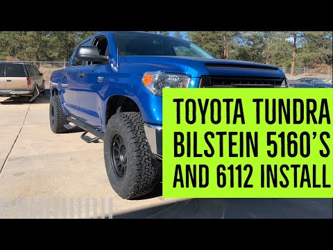 Toyota Tundra Bilstein 5160 and 6112 Install