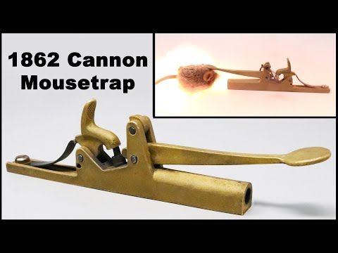 Cannon Mouse Trap. The 1862 Mouse Killer - Mousetrap Monday