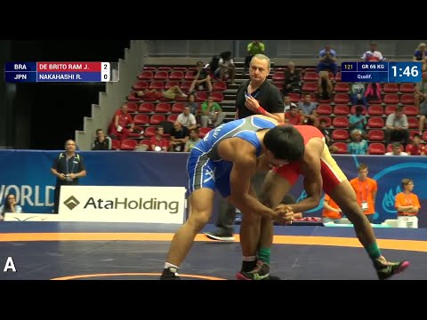 Qual. GR - 66 kg: J. DE BRITO RAM (BRA) df. R. NAKAHASHI (JPN), 6-1