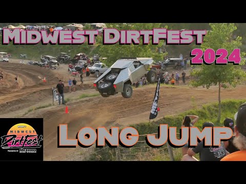 Midwest DirtFest 2024 Long Jump Competition! Is It A Cyber Truck?