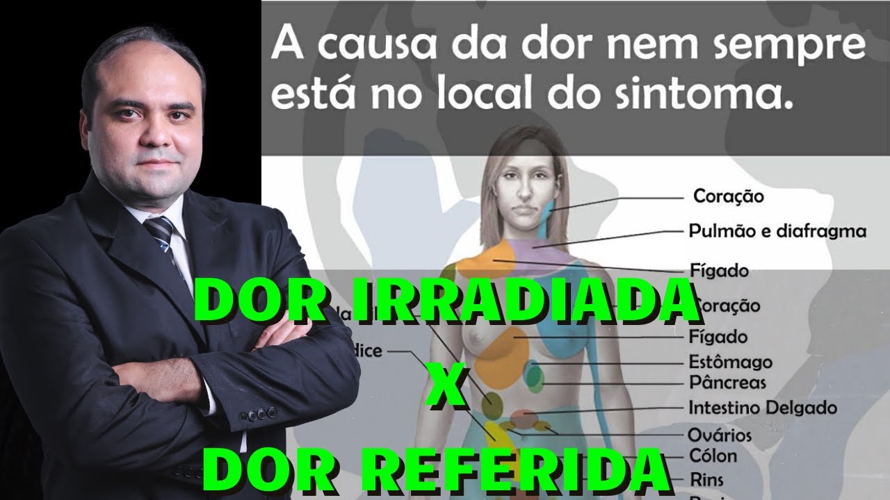 Dor Irradiada x Dor Referida- Saiba a diferença