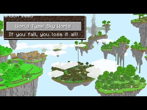 NEW: Sky World Type HIDDEN in Minecraft 1.14