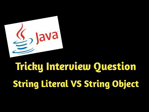 String Literal Vs String Object Important Java Question