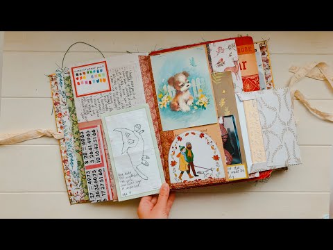 junk journal with me  process video ideas tips