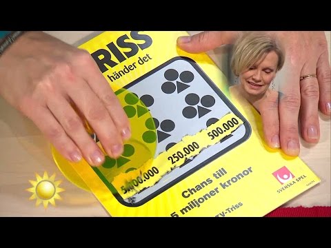 Trissvinnarens dröm går i uppfyllelse - Nyhetsmorgon (TV4)