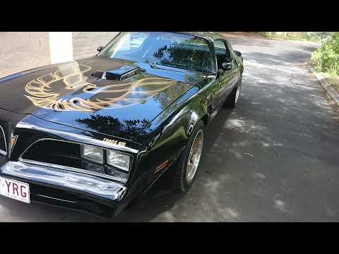 W72 Black Trans Am 1978 WS6 4 speed