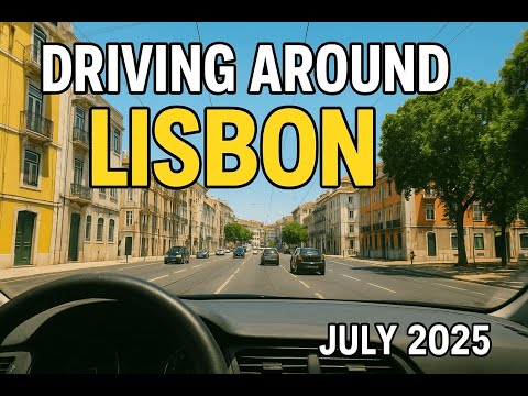 Driving Around Lisbon – Summer 2025 🇵🇹