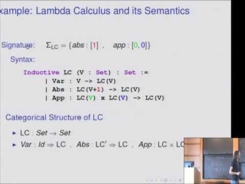 Syntax and Semantics - Benedikt Ahrens
