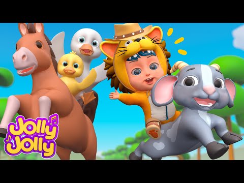 The animals on the farm + MORE - Best animals songs | Jolly Jolly - Learn and Play - Nursery Rhymes