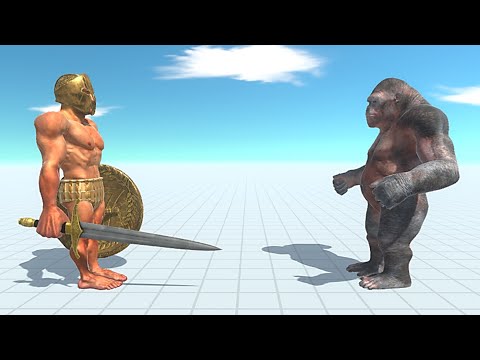 Achilles Vs Goro The Giant - Animal Revolt Battle Simulator