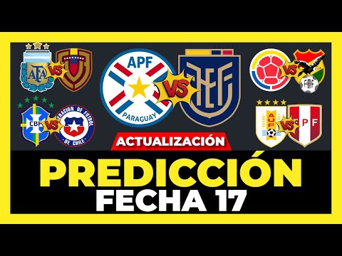 Analysis and Prediction Matchday 17 of the South American Qualifiers for the 2026 World Cup 🇦🇷🇪🇨🇵...