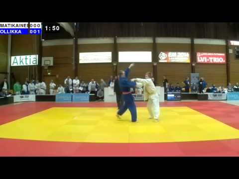 Sovelletun judon SM 2014: Sov M-66: MATIKAINEN - OLLIKKA
