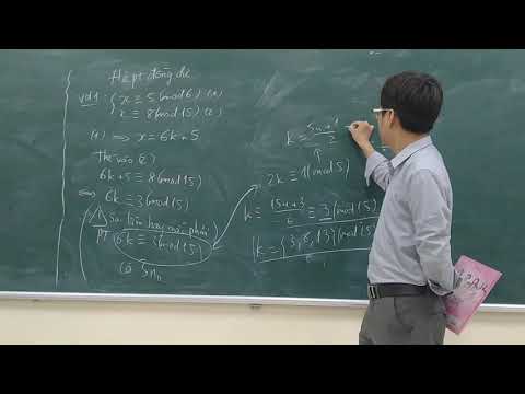 Giải hệ phương trình đồng dư |