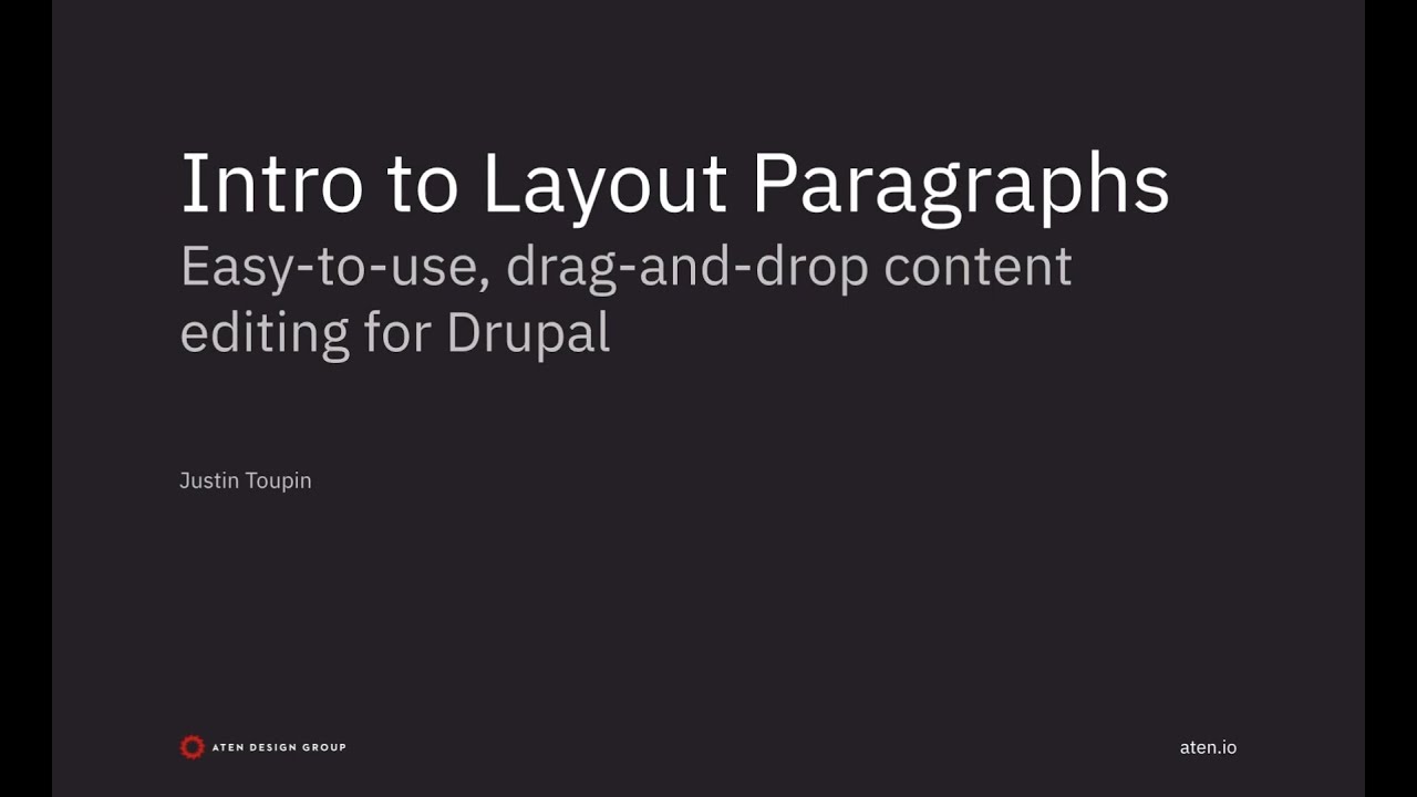 Build Highly Visual Long Form Content With Layout Paragraphs: DrupalCon Portland 2022