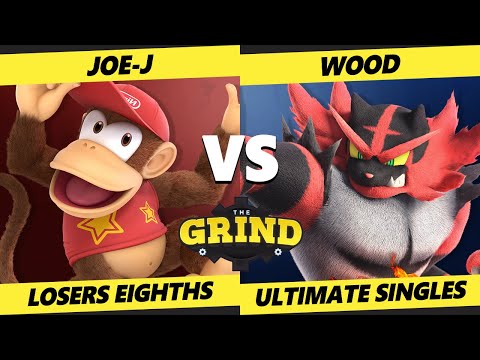 The Grind 151 Losers Top 8 - Joe-J (Diddy Kong) Vs WOOD (Incineroar)