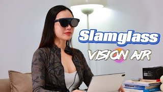 Slamglass Vision Air review EXPERIENCE a giant screen in your glasses