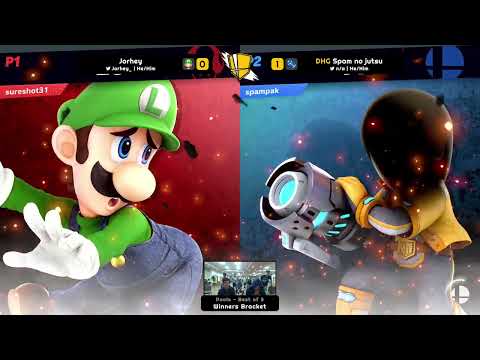 Jorhey (Luigi) vs DHG|Spam no Jutsu (Mii gunner, Yoshi) - Smash Knights Spring 2022 #10