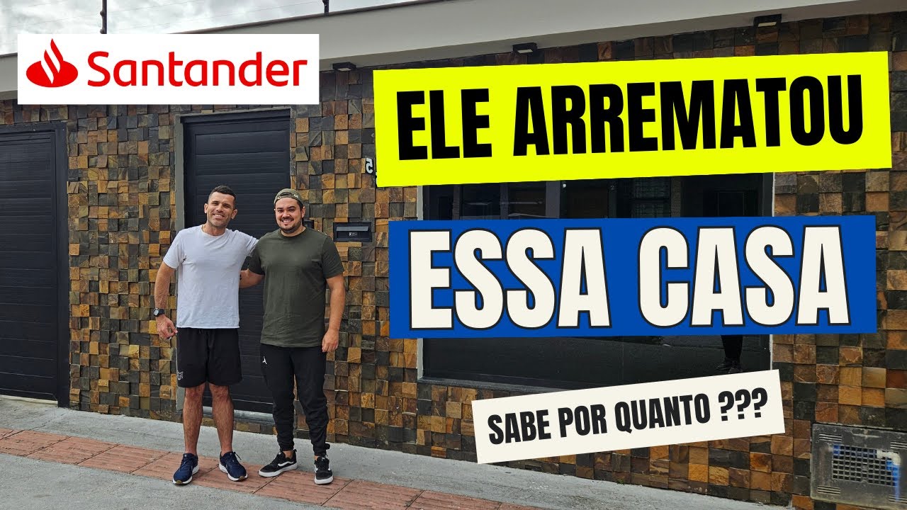 Ele ARREMATOU esse IMÓVEL no LEILÃO do Santander