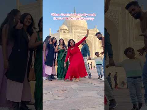 Cousins trip finally success👍🏻🤩 | Taj Mahal ku trip ponom🥰🥳 | #ytshorts #missmiracle