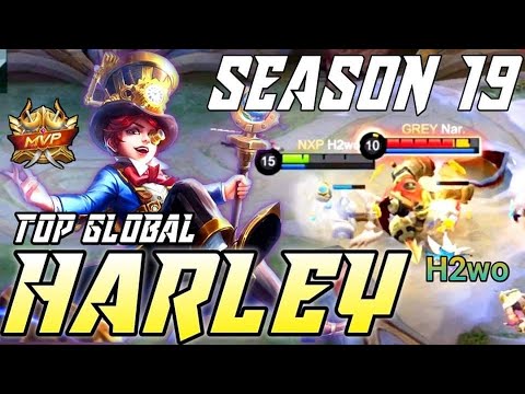 Buffed Harley insane magic Damage | harley best item build | top global harley ~ mobaplays