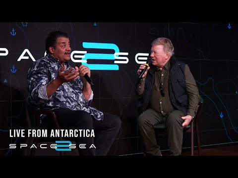 Neil deGrasse Tyson and William Shatner in Space2Sea Antarctica - Earth and Cosmos
