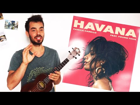 HAVANA Ukulele Tutorial - easy chords w/ strum and picking patterns