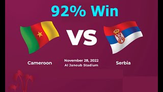FIFA World Cup 2022 : Cameroon vs Serbia Match Analysis & Prediction