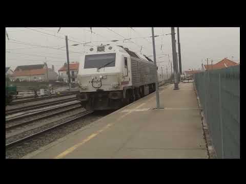 Comboios em Vilar Formoso - 16mar22