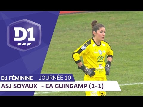 J10 : ASJ Soyaux Charente - EA Guingamp (1-1) / D1 Féminine